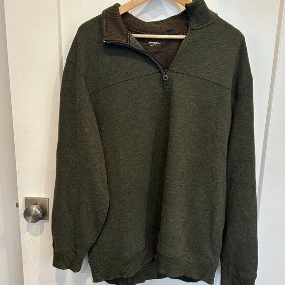 Arrow  USA 1851 quarter zip sweatshirt for men size XL - Picture 1 of 6
